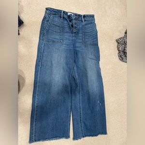 Carly Jean Los Angeles Blue Wide Leg Jeans